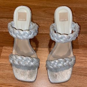 Dolce Vita Nairi Silver Strappy Sandal | SZ 9